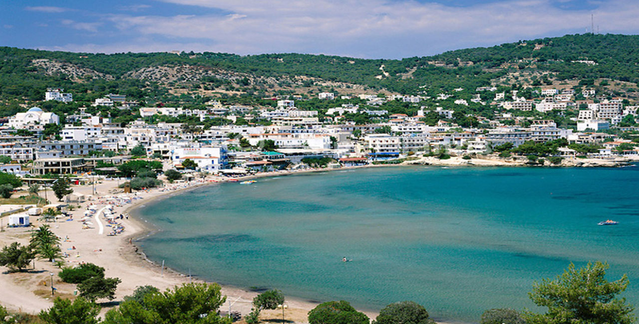 The beach of Agia Marina